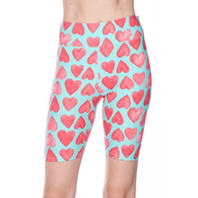 Load image into Gallery viewer, Heart biker shorts
