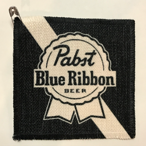 Pabst Blue Ribbon Linen Patch