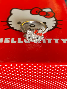Hello Kitty Sterling Silver Outline Ring