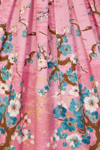 Jenna Cherry Blossom Pleated Skirt