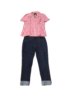 Barbie Red Gingham Picnic Blouse