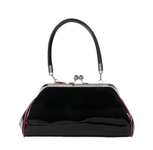 Floozy Red and Black Web Purse