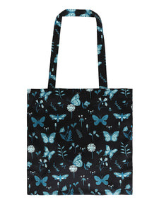 Midnight Butterfly Tote Bag