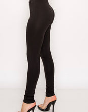 Load image into Gallery viewer, Lace Strip Front Leggings
