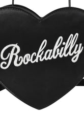 Load image into Gallery viewer, Rockabilly Mini Heart Purse
