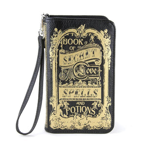 Book of Secret Love Spells and Potions Book Wallet
