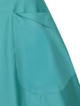 Load image into Gallery viewer, Teal Veronica Classic Cotton Swing Skirt
