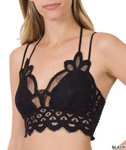 Load image into Gallery viewer, black lace bralette
