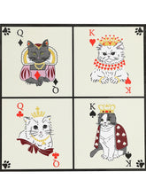 Load image into Gallery viewer, Cat Croupier Coaster Set of 10
