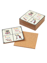 Load image into Gallery viewer, Cat Croupier Coaster Set of 10
