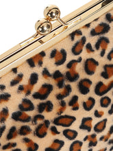 Load image into Gallery viewer, Dolores Leopard Kisslock Bag
