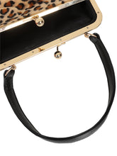 Load image into Gallery viewer, Dolores Leopard Kisslock Bag
