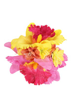 Load image into Gallery viewer, Pink and Yellow Peggy Hair Flower
