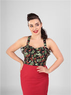 Wild Strawberries Frill Top