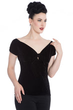 Load image into Gallery viewer, Black Velvet Sugar Top- PLUS SIZE
