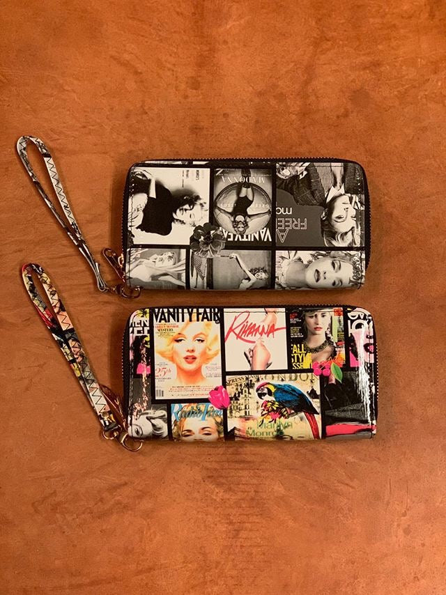 Marilyn Double Zipper Wallet Clutch