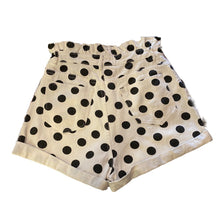 Load image into Gallery viewer, White and Black Polka Dot Shorts
