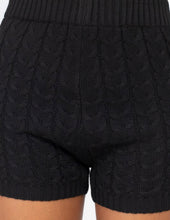 Load image into Gallery viewer, Black Knit Shorts
