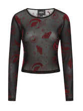 Load image into Gallery viewer, Winnie Moth Moonlight Mesh Top
