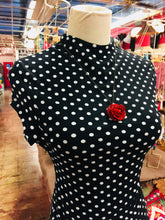 Load image into Gallery viewer, Black and White Polka Dot Dress- LAST ONE!
