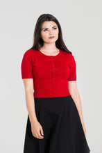 Load image into Gallery viewer, Red Wendi Cardigan
