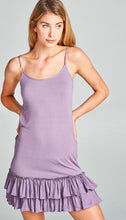 Load image into Gallery viewer, Purple slip dress 
