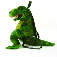 Load image into Gallery viewer, Dinosaur Fuzzy Friend Mini Backpack
