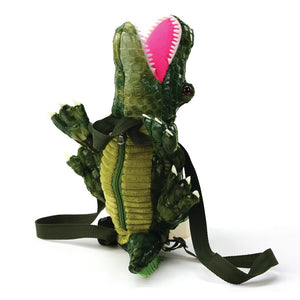 Alligator Fuzzy Friend Mini Backpack