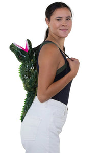 Alligator Fuzzy Friend Mini Backpack