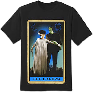 The Lovers Bride and Frankenstein Tarot Card Top