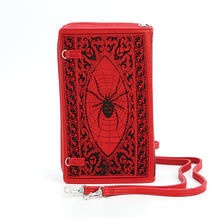 Load image into Gallery viewer, Grimoire Book Crossbody Purse

