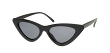 Load image into Gallery viewer, Matte Black Cat Eye Sunglasses
