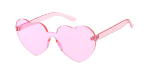 NEW COLORS Frameless Heart Sunglasses
