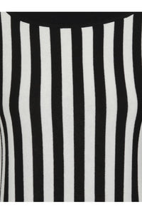 Joy Beetle Black and White Stripe Knitted Top