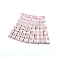 Load image into Gallery viewer, Blush Plaid Mini Skirt

