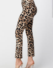 Load image into Gallery viewer, Highwater Flared Leopard Print Bell Bottom Leggings

