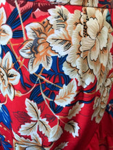 Load image into Gallery viewer, Red Floral Tiki Short- Size Medium LAST ONE!
