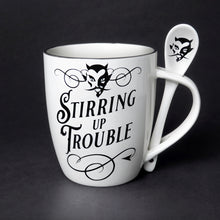 Load image into Gallery viewer, Stirring Up Trouble Mug and Spoon Set
