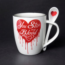 Load image into Gallery viewer, You Stir My Blood Mug and Spoon Set
