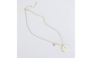 Star Shower Medallion Necklace