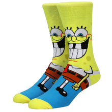 Load image into Gallery viewer, Big Smile Spongebob Character Socks
