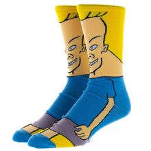 Load image into Gallery viewer, Beavis of Beavis and Butthead Character Socks
