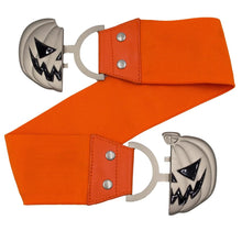 Load image into Gallery viewer, Elastic Waist Belt Trick Or Treat Pumpkin Orange
