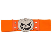 Load image into Gallery viewer, Elastic Waist Belt Trick Or Treat Pumpkin Orange
