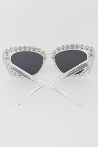 Luxury Bejeweled Cat Eye Sunglasses- More Colors Available!