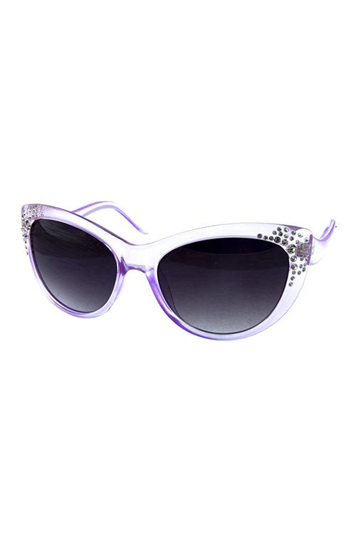 Blingy Mod Cat Eye Sunglasses