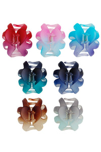 Wave Heart Maxi Matte Ombre Claw Hair Clip- More Colors Available!