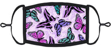 Load image into Gallery viewer, Purple Butterflies Cotton Face Mask

