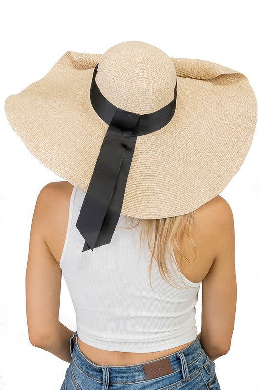 Wide Brim Floppy Button Up Hat