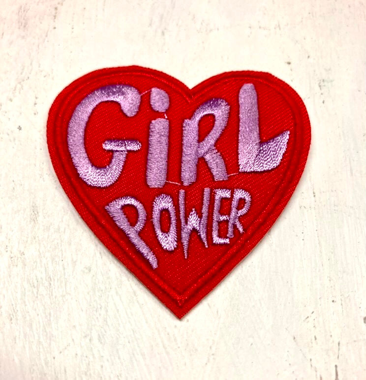 Girl Power Heart Patch